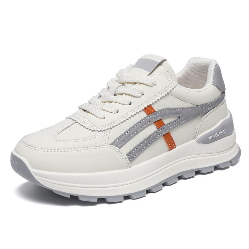 Women's shoes fashion women's shoes new versatile soft-soled student running shoes casual shoes soft leather white shoes
