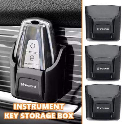 Universal Car Dashboard Key ID Card Storage Box Accessorie For V50 S60 XC60 S40 XC40 XC90 V60 S80 S90 V70 XC70