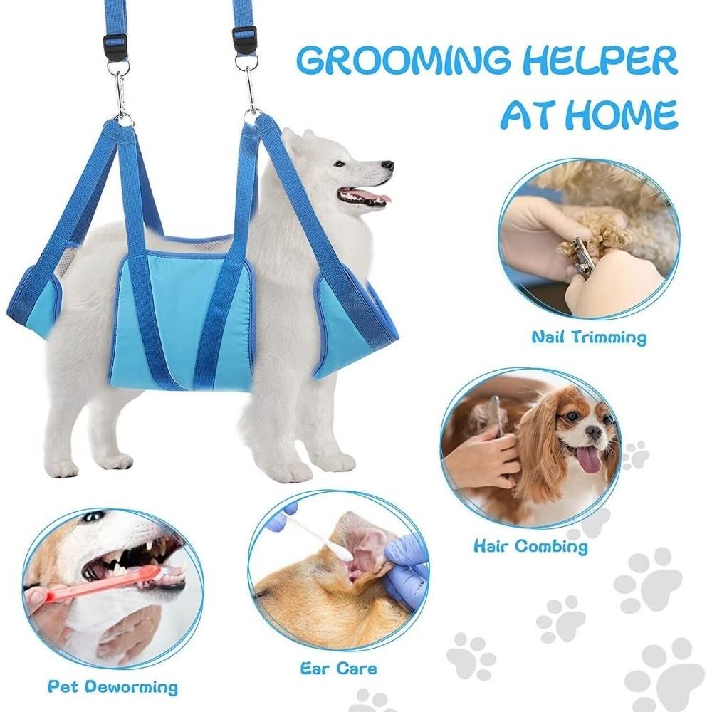 Hanging Pet Nail Trimming Hammock Breathable Dog Restraint Bag Bathing Assistance