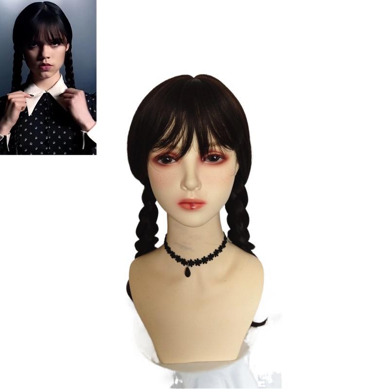 Wednesday Addams The Addams Family Cosplay Wig – High Temperature Fiber