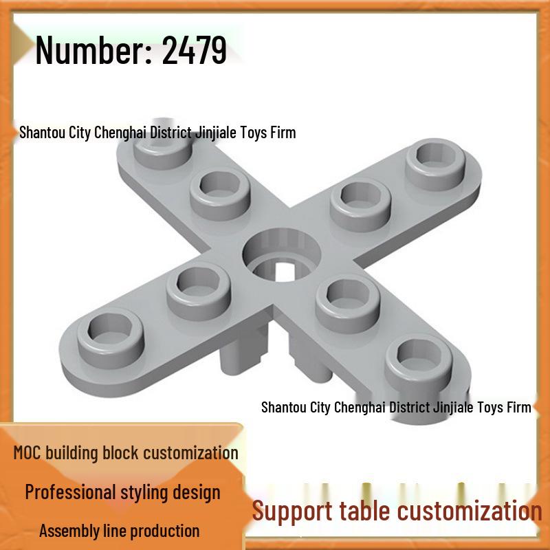 

8-Hole Propeller Compatible with Lego DIY Small Particles Assembly Blocks.