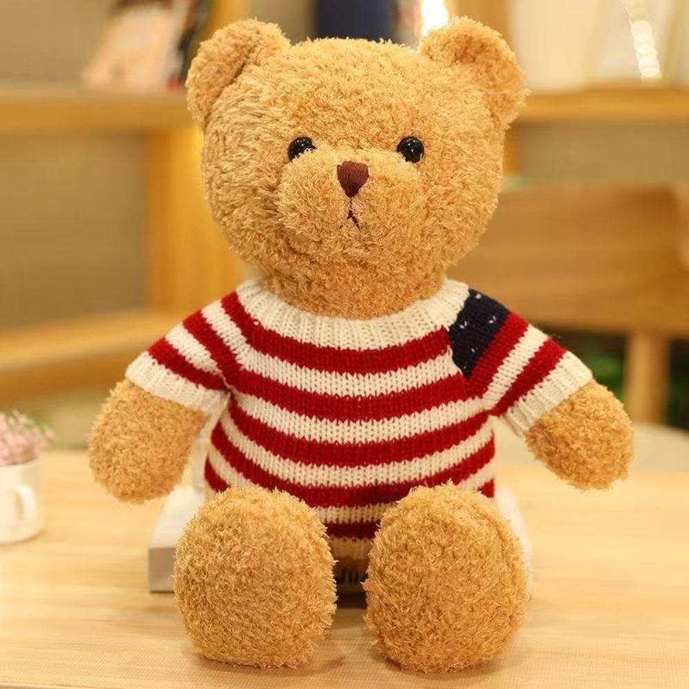 Cute Sweater Teddy Bear Doll Plush Toy Large Hug Bear Doll Activity Gift Grab Machine Doll