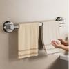 Nail Free Installation Bathroom Towel Rack Wall Mounted Bath Towel Storage Rack  Kitchen Storage