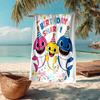 Ultra-Soft Beach Towel with Shark Theme,Ideal for Pool - Camping, Diving - Perfect Travel Essential, Vibrant Beach Towel.