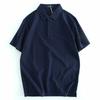 Export Tail Order Factory Leftover Stock Summer Thin Short-Sleeved Polo Shirt Loose Plus Size Men Business Casual Top Clothes