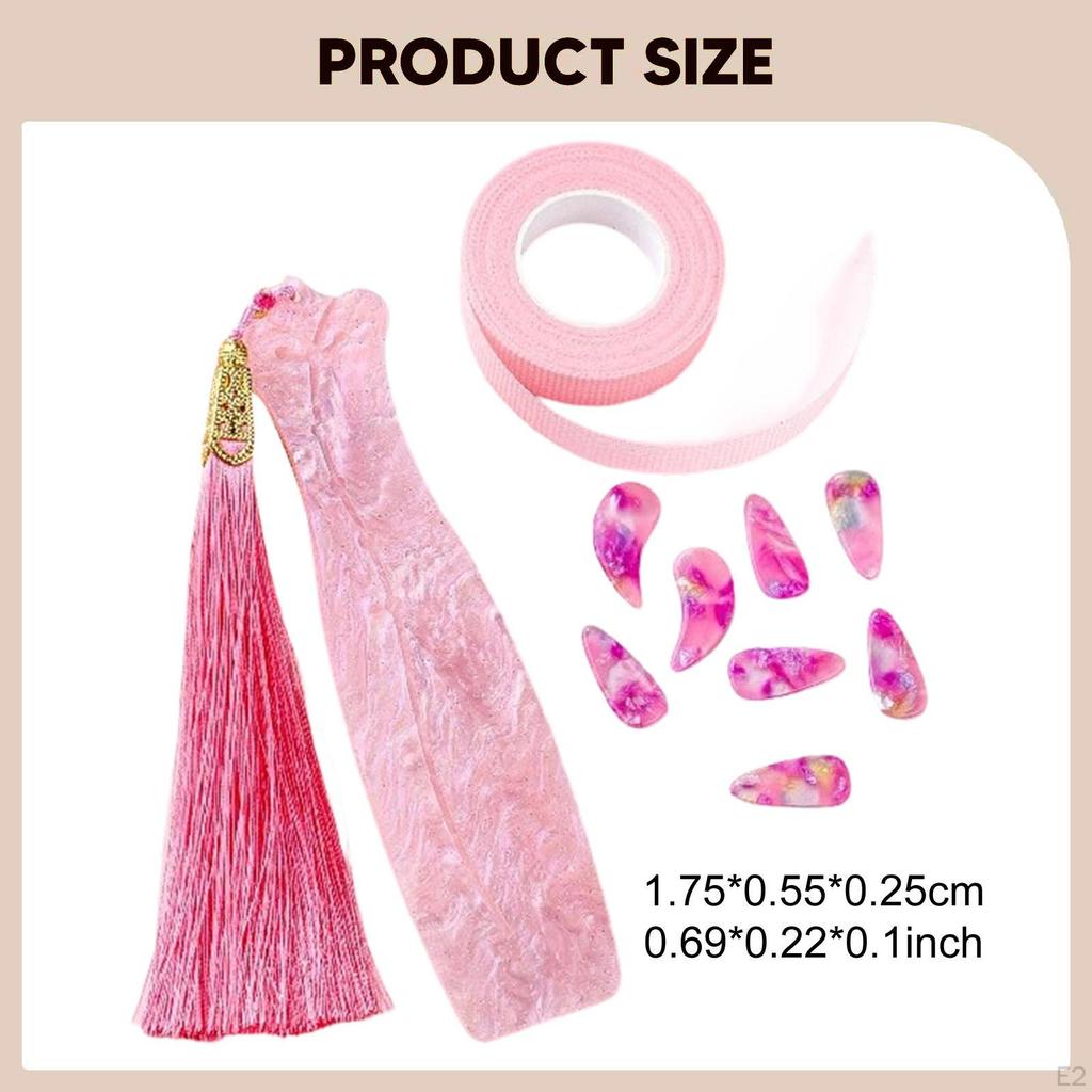 Children Guzheng Finger Picks Set Fingertip Covers Comfortable String Instrument Accessories