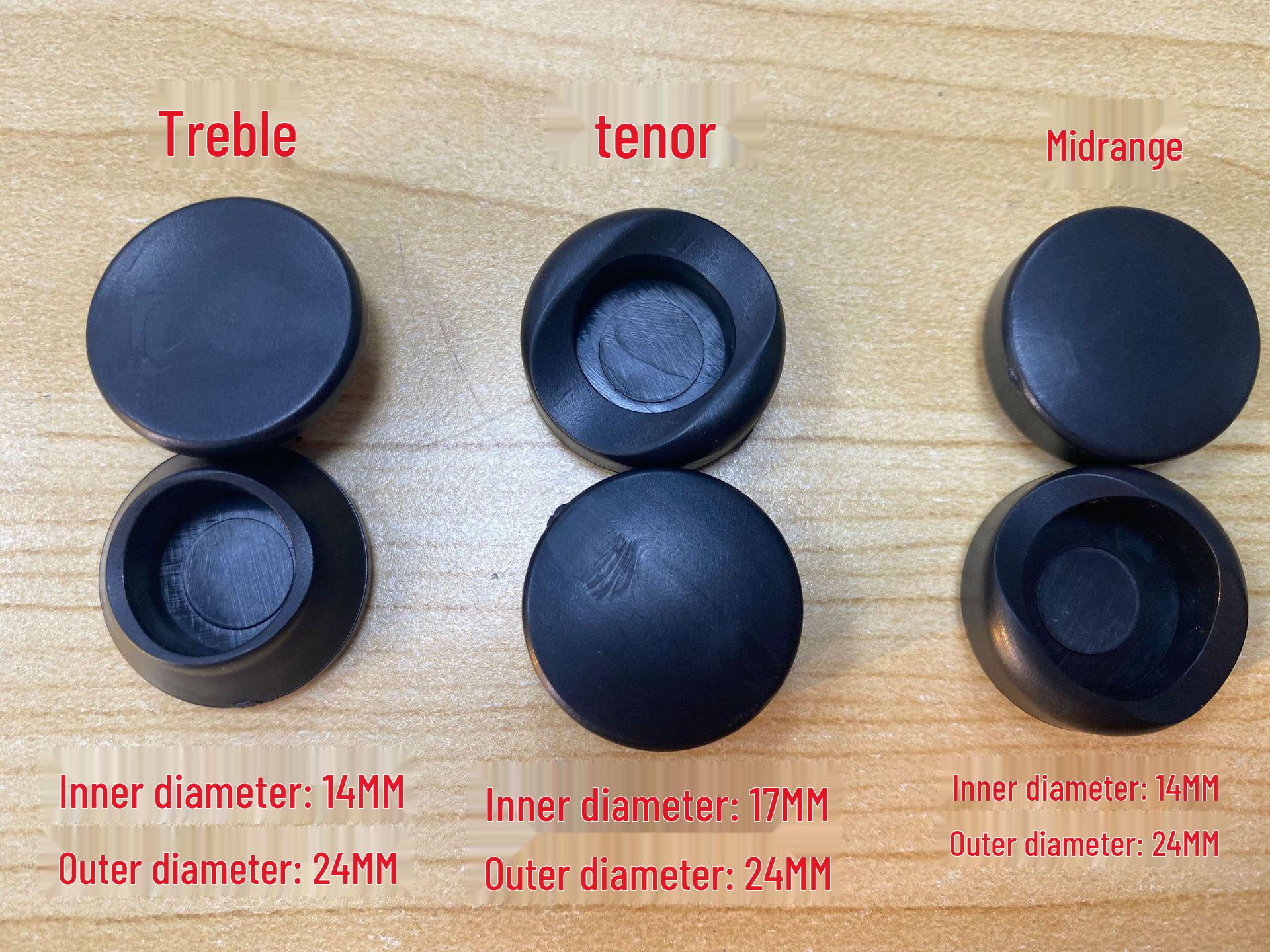 Left Hand Black Plastic Saxophone Thumb Rest Accessory Alto