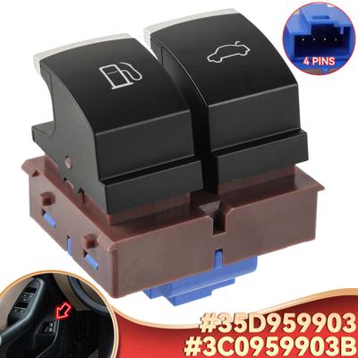 35D959903 Gas Fuel Tank Switch Oil Cap Door Release Key Trunk Luggage Button Fits for VW Passat B6 B7 CC Jetta EOS 3C0959903B