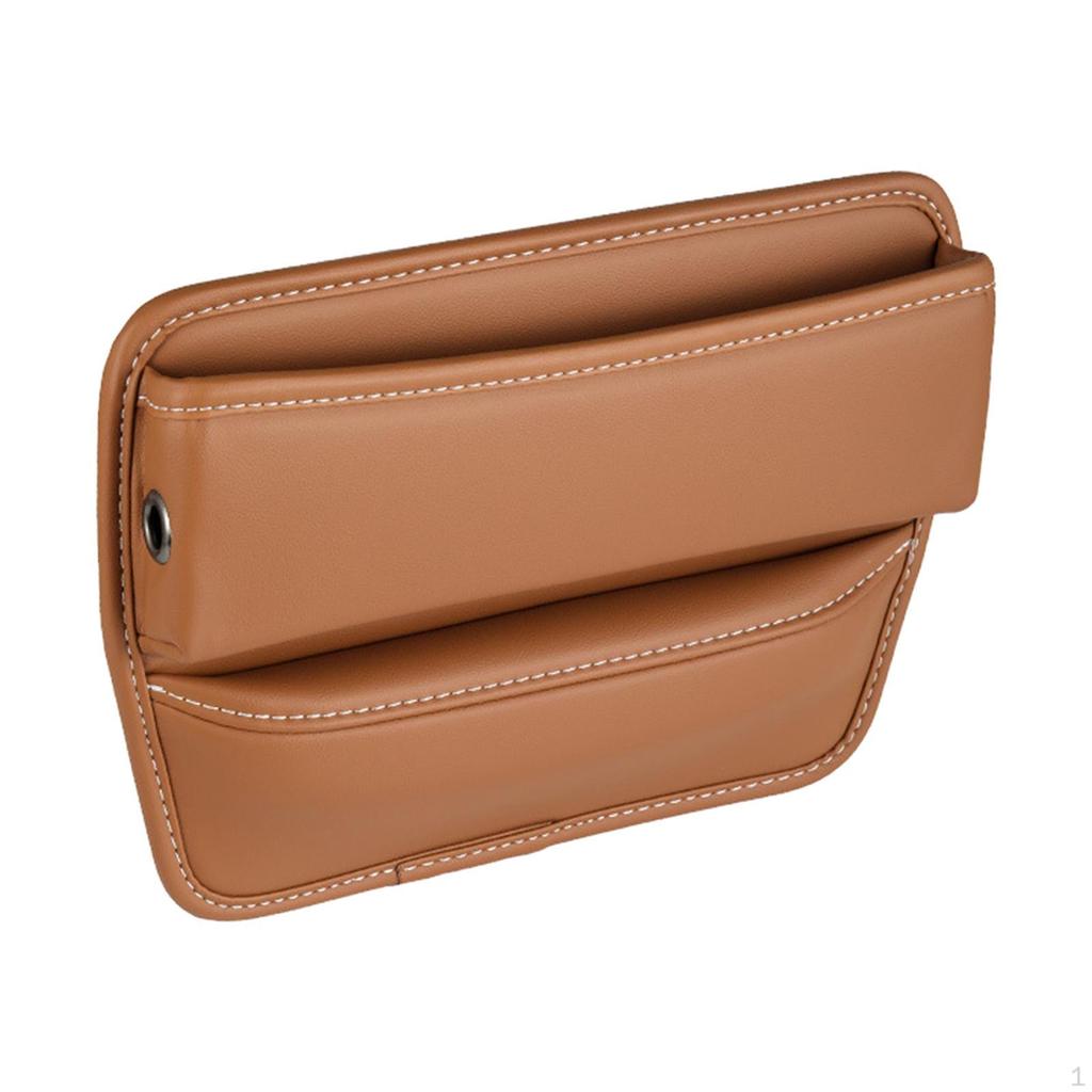 Car Gap Filler Easy To Install Storage Automotive Accessories Multifunction PU Console Organizer for