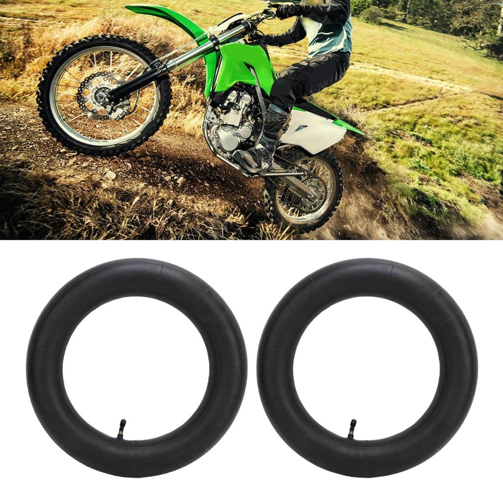 Durable Inner Tube with Natural Rubber Shock Absorption and Puncture Compatible with Rims for and Razor RSF650 Bend Valve 3.50/3.00-10 Resistance,