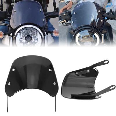 Retro Maverick Electric Car Windshield Motorcycle Headlight - Universal Modified Shield