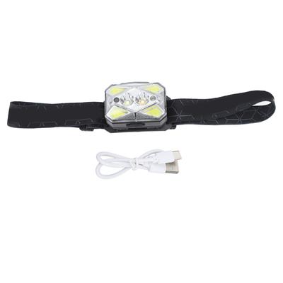 COB Stirnlampe Bewegungssensor 9 Modi Wasserdicht Typ C Schnellladung Abnehmbare Kopflampe zum Laufen Angeln
