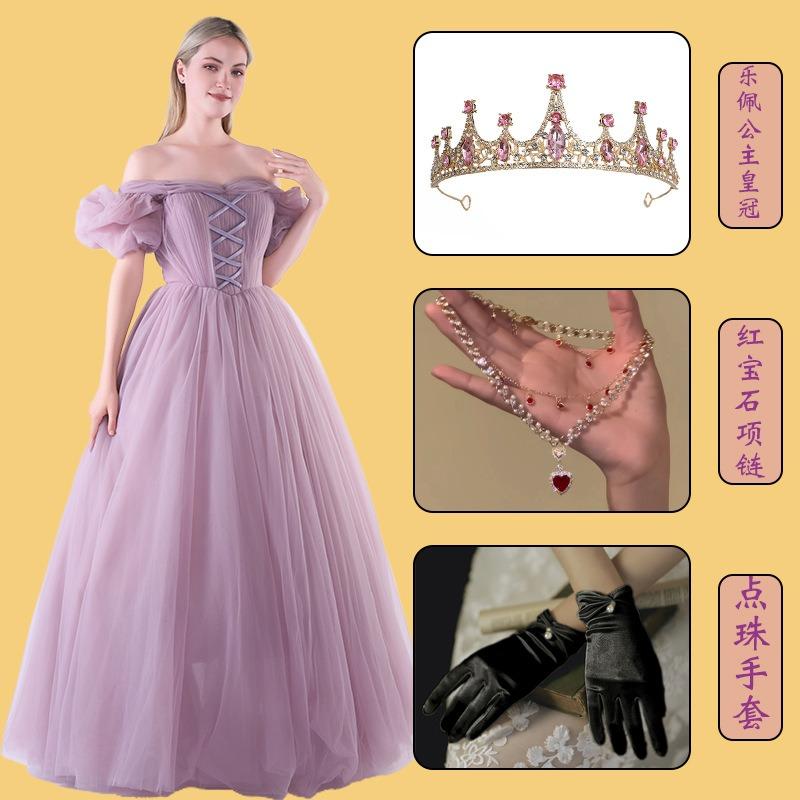 Snow White Ariel Anna Cinderella Bell Elsa Dress Adult Performance Costume