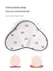 Infant Anti-Flat Head Shaping Pillow, Washable Silicone for 0-2 Years