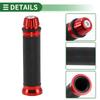 Motoforti Universal Motorcycle Hand Grips Cover Rubber Aluminum Alloy Handlebar Cover for Motorcycle Scooter Bicycle ATV 1pair