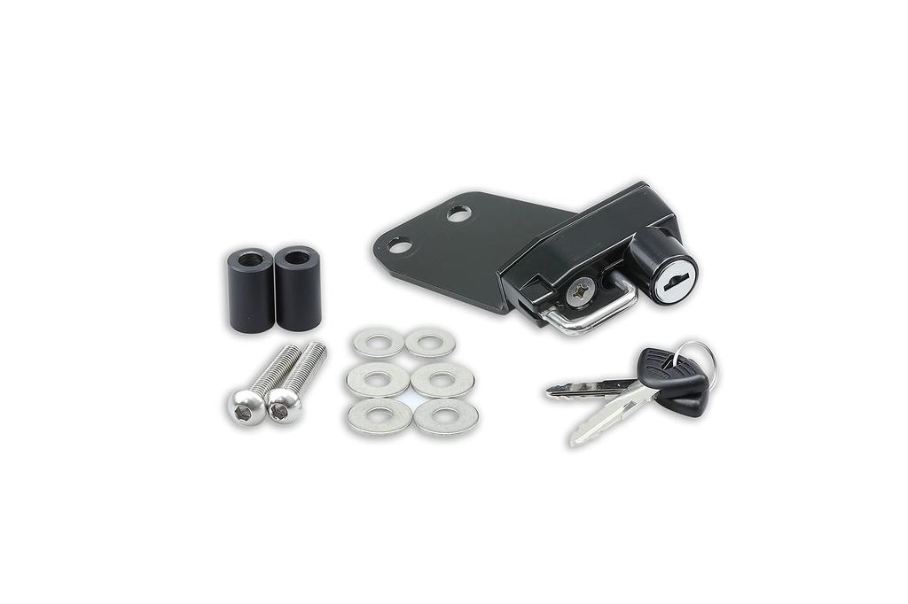 Kijima Motorcycle Parts Helmet Lock Holder, Steel, Anti-Theft, Compatible with NC750X/DCT ('21-) 303-1610