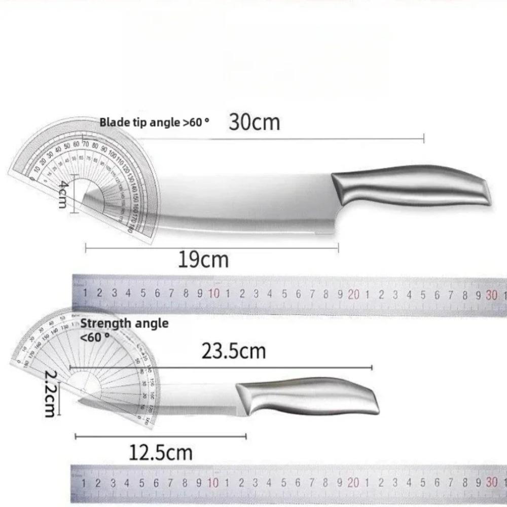 Edelstahl Kochmesser Allzweck Scharfe Klinge zum Schneiden Hacken Früchte Gemüse Heimküche Profiqualität