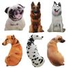 50cm Sevimli Simülasyon Köpek Peluş Oyuncak 3D Baskı Doldurulmuş Hayvan Köpek Peluş Yastık Doldurulmuş Karikatür Yastık Çocuk Bebek Ev Dekor Hediye