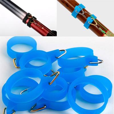 Haut de Gamme Jig S M L Plastique Caoutchouc Leurres Porte-Accessoires de Pêche Accrocheur Sécurisé Crochet Support Sécurisé