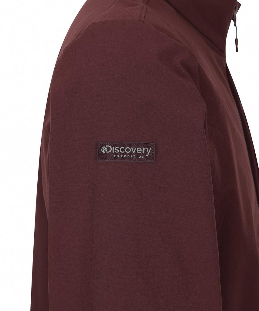 Discovery Expedition Men'S Outdoor Woven High-Neck Training Jacket (D/Wine)
