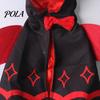 Wygodny Pelerynka dla Zwierząt Halloweenowa Peleryna Nietoperz dla Kota, Uroczy Diabełek ze Skrzydłami, Kostium Cosplay z Kapturem, Świąteczny dla Kotów Małych Psów, Ubranie na Imprezę Kostiumową Pies
