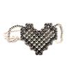 Trendy Mini Children's Crossbody Bag With Adorable Pearl Heart Design For Girls
