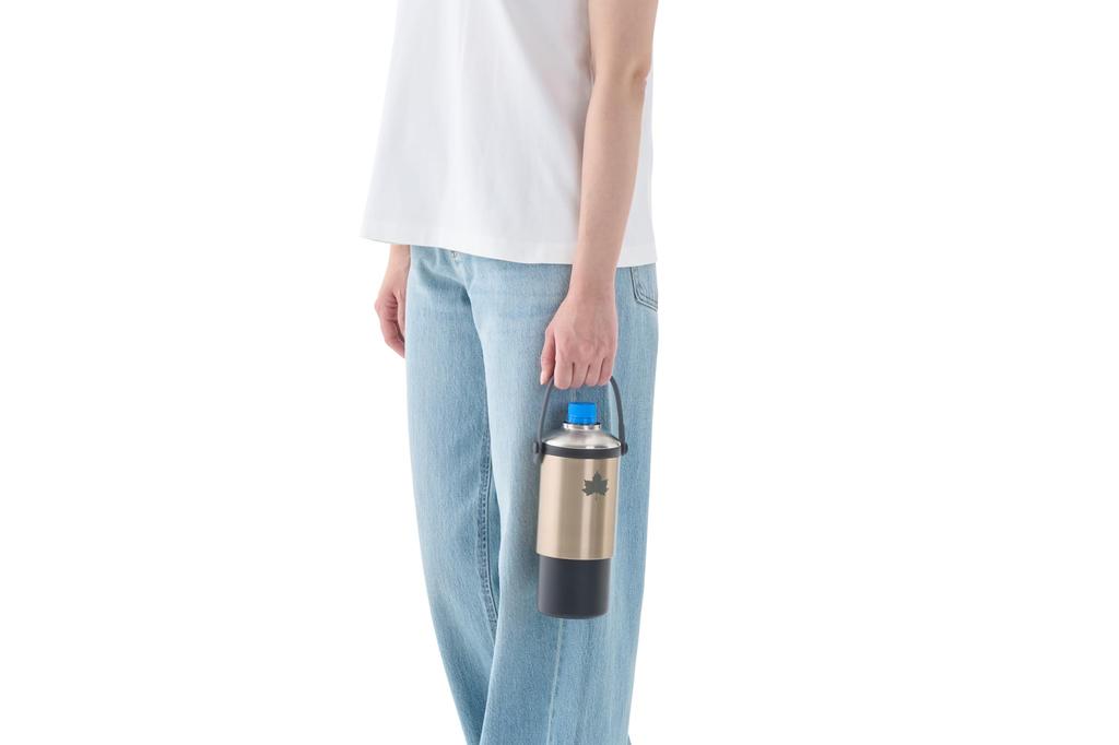 LOGOS PET Bottle Insulation Vacuum Fits 87mm Body 81287640 Cylinder, Hot/Cold Holder, Insulated, 370-670ml, Diameter,