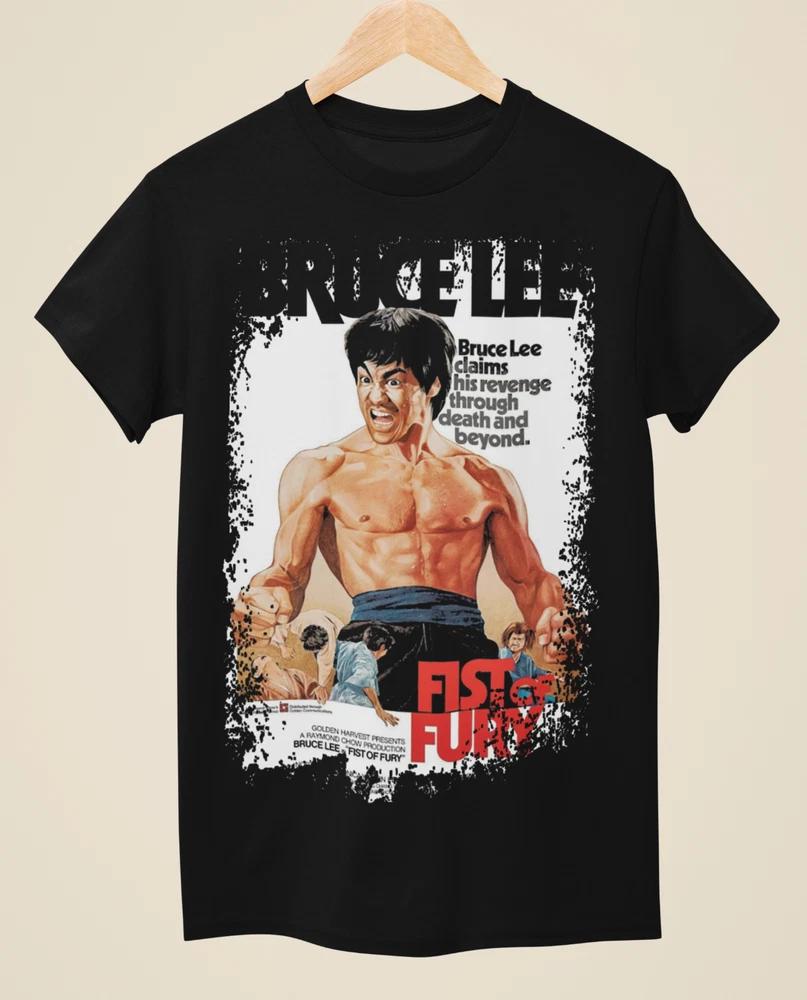 Fist Of Fury Movie Poster Inspired Unisex Black TShirt S