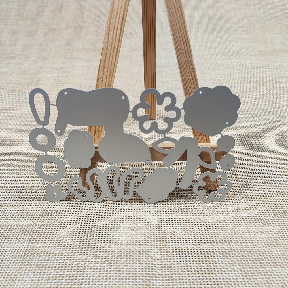 Lammblume Gras Rahmen Metall Stanzformen Scrapbooking Silbern Präge Schablone DIY Fotoalbum Kartenherstellung