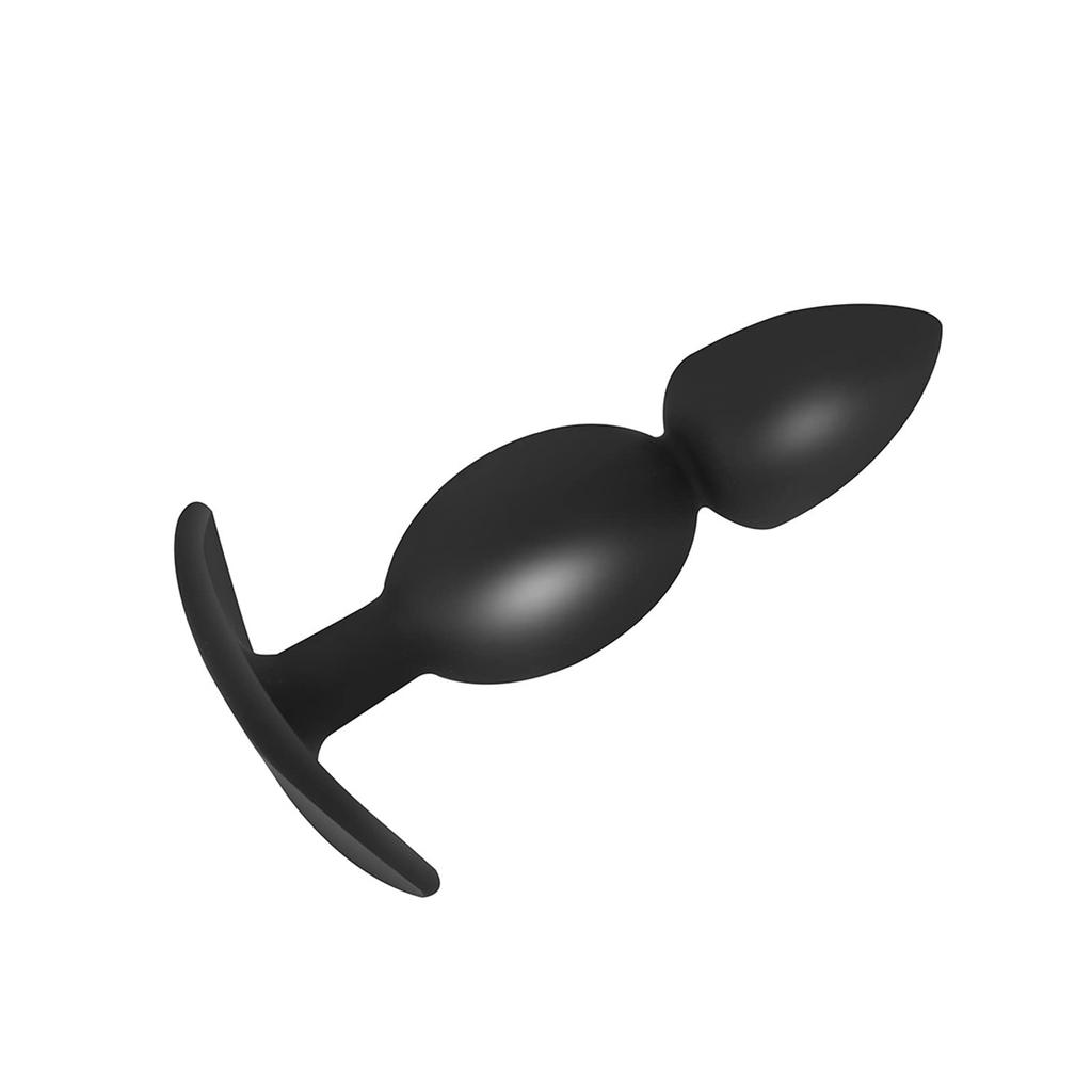 Hitasi Mini Anal Plug Anal Beads 2 Connected Beads Anal Plug Anal Expansion Training Device Dildo Beginner Thin For Women Men Anal Plug Silicone SM