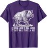 Hunting Hog Pig Sus Deer Hunting It Takes Balls Funny T-Shirt Wild Boar Graphic Tee Casual Cotton Crewneck Shirt for Unisex