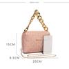 Fashion Women Girls Shoulder Bags Chain Handbags PU Leather Female Large Capacity Casual Crossobdy Clutch Purse