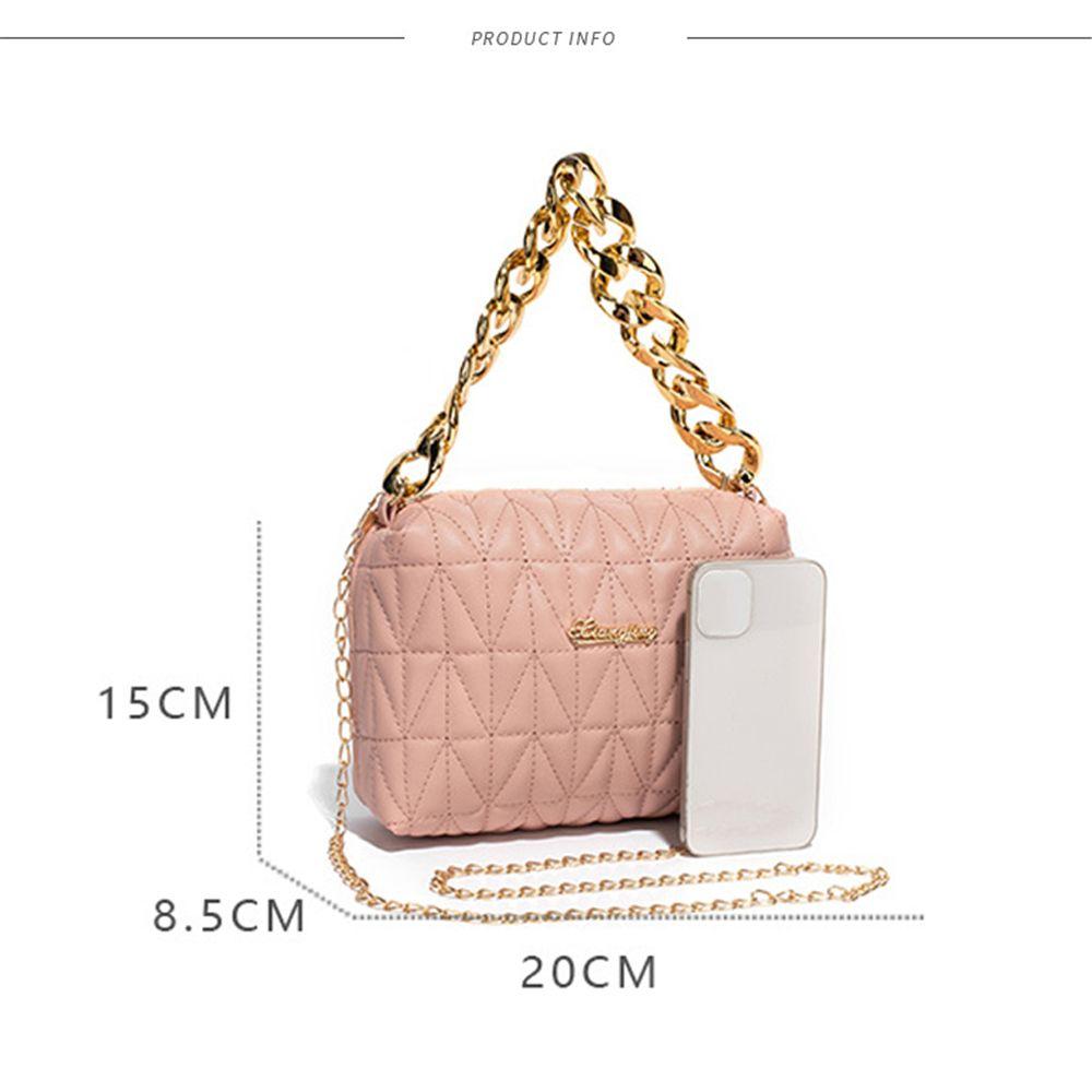 Fashion Women Girls Shoulder Bags Chain Handbags PU Leather Female Large Capacity Casual Crossobdy Clutch Purse