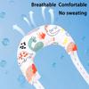 Breathable Cotton Baby Pillow Crescents Shape Neck Support Cartoon Pattern Bedding Pillow for Newborns