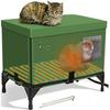 Waterproof Foldable Cat Bed and Birthing Room - Outdoor Insulated, Warming Kitten Cage