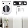 Glass Door Lock Latch Lock No Need Punch Holes Twist The Handle