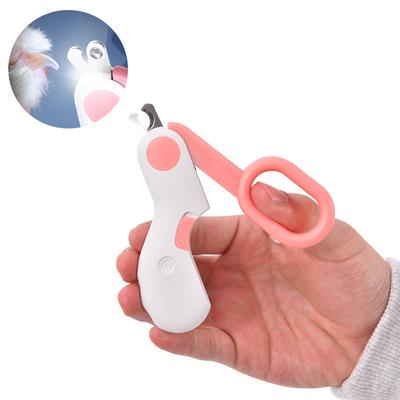 Cortaúñas profesional para mascotas, luz LED, cortauñas para mascotas, tijeras de aseo para perros pequeños, tijeras para gatos, accesorios para perros