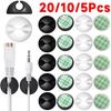 50-1Pcs Car Cable Clips Winder Earphone Holder Cord USB Line Desktop Management Clips Organizers Wire Cord Holder for Home Car