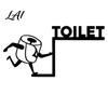 Bathroom Door Sign Funny Sign Thinking Room Metal Wall Art with Humorous Quotes Self-Adhesive Clever Decor Toilet for Restroom Rustproof