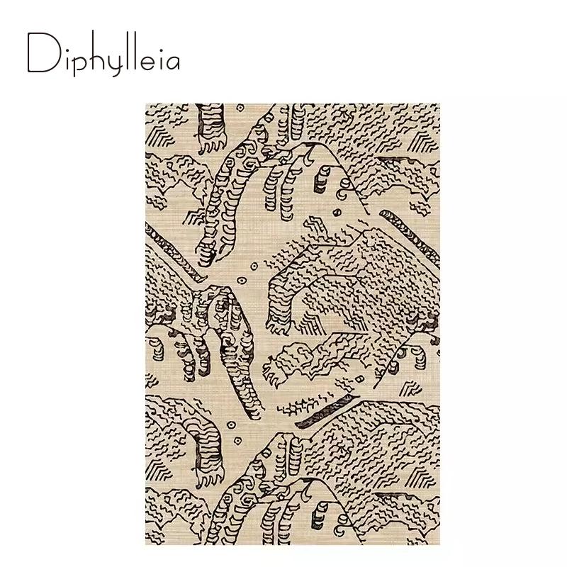 Diphylleia Italy Modern Abstract Mountain Tiger Carpet Premium Super Soft Throw Rugs Floor Mat For Villa el Office Farmhouse