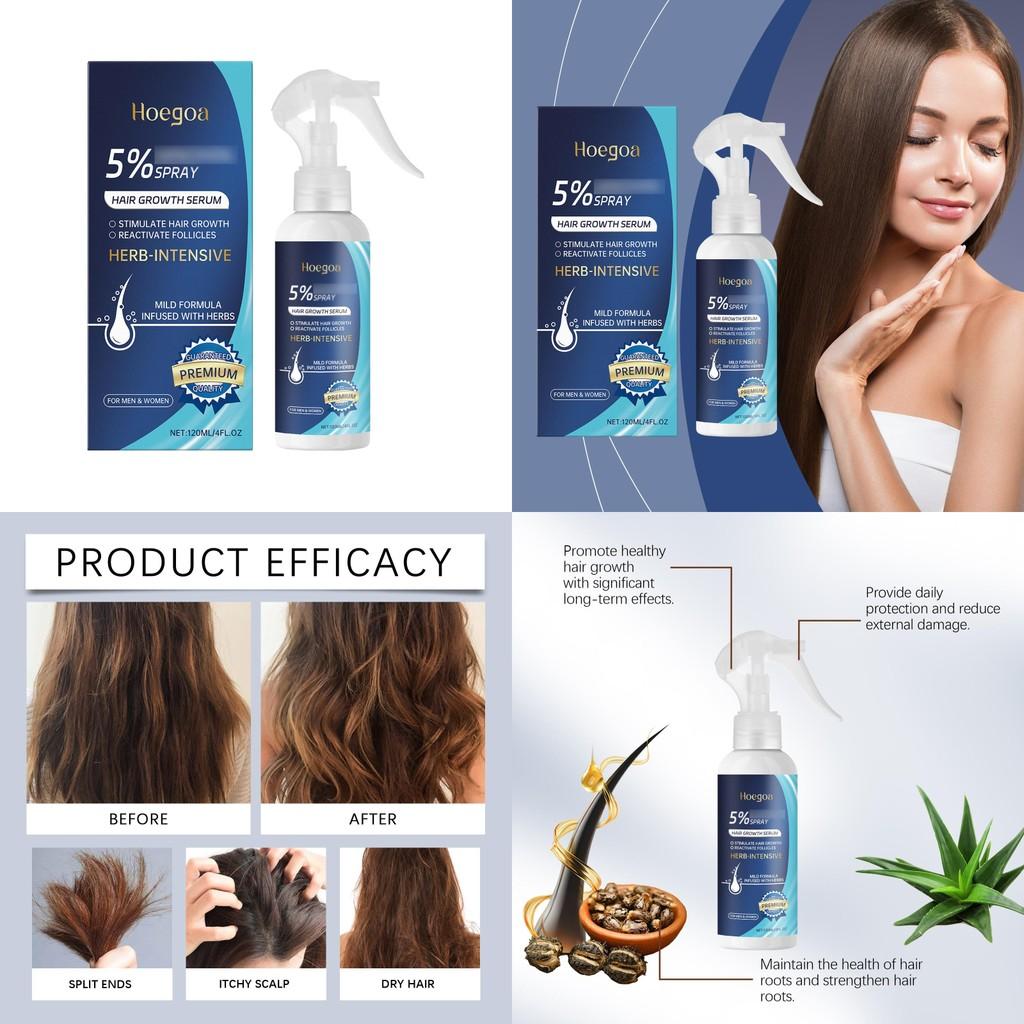 Hoegoa Nourishing Hair Care Spray For Strong Hair Repair And Scalp Massage 120ml