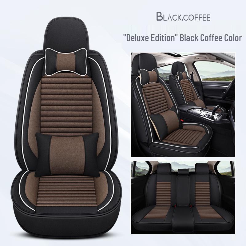 Citroen Car Seat Cushion - Versailles, C5, Elysee, Fukang, C4, Sega, C3-XR - Linen Seat Cover
