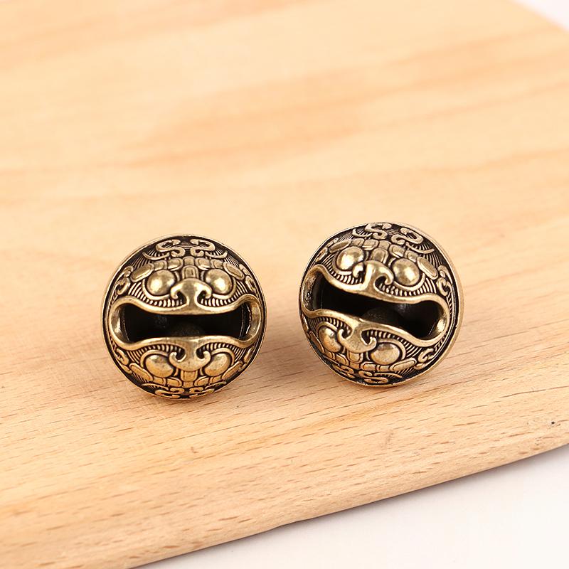 Lucky Brass Handicraft Die Casting Drop Bell Key Car Button Wind Bell Sect Bronze Bell Creative Gift