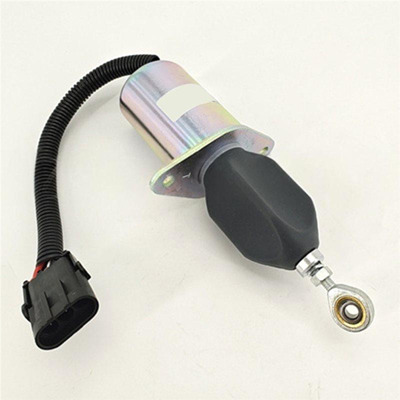 For Cummins Engine C& B Series 5.9 8.3L 12VDC 3935649 SA-4765-12 Fuel Shut Off Solenoid