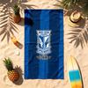 KKS Lech Poznan (1) Theme Beach Towel Sand Resistant Soft And Comfortable Suitable For The Pool Camping Yoga And Diving A Travel Essential