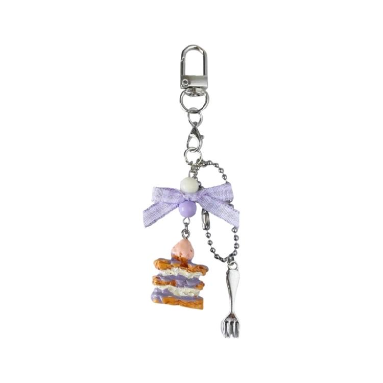 Taro Shade Napoleon Phone Chain Handcraft Beadwork Accessory for Everyday Use