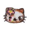 Kiyohara Sanrio Characters Seal Iron Dual Use Mini Patch Hello Kitty Sunburn 2 Pieces W28mmH19mm RIO-3213