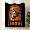 Judo Sport Athlete Bowing Print Four Seasons Universal Small Cover Blanket