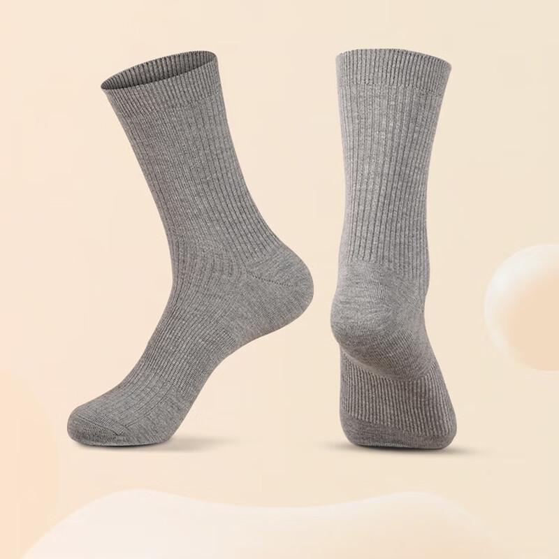 Women's Mercerized Wool Blend Thickened Antibacterial Warm Mid-Calf Socks (3-Pack)