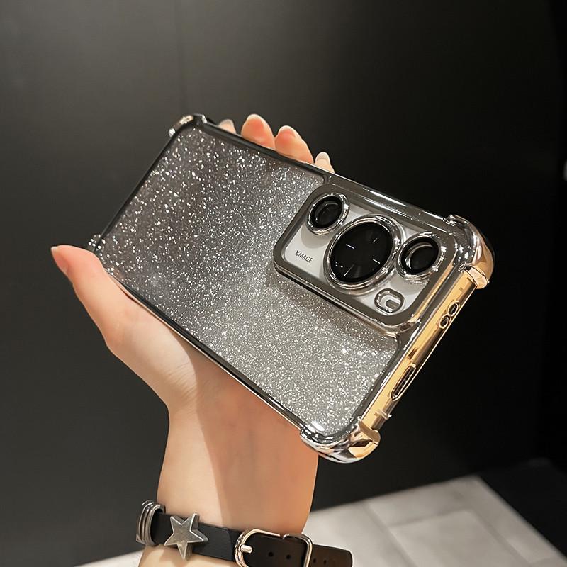 Cross-border Compatible Glitter Electroplated Honor X9D/X9C Drop-Proof Soft Case